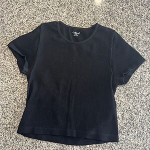 Urban Outfitters Out from under Black Ribbed Women's Top
